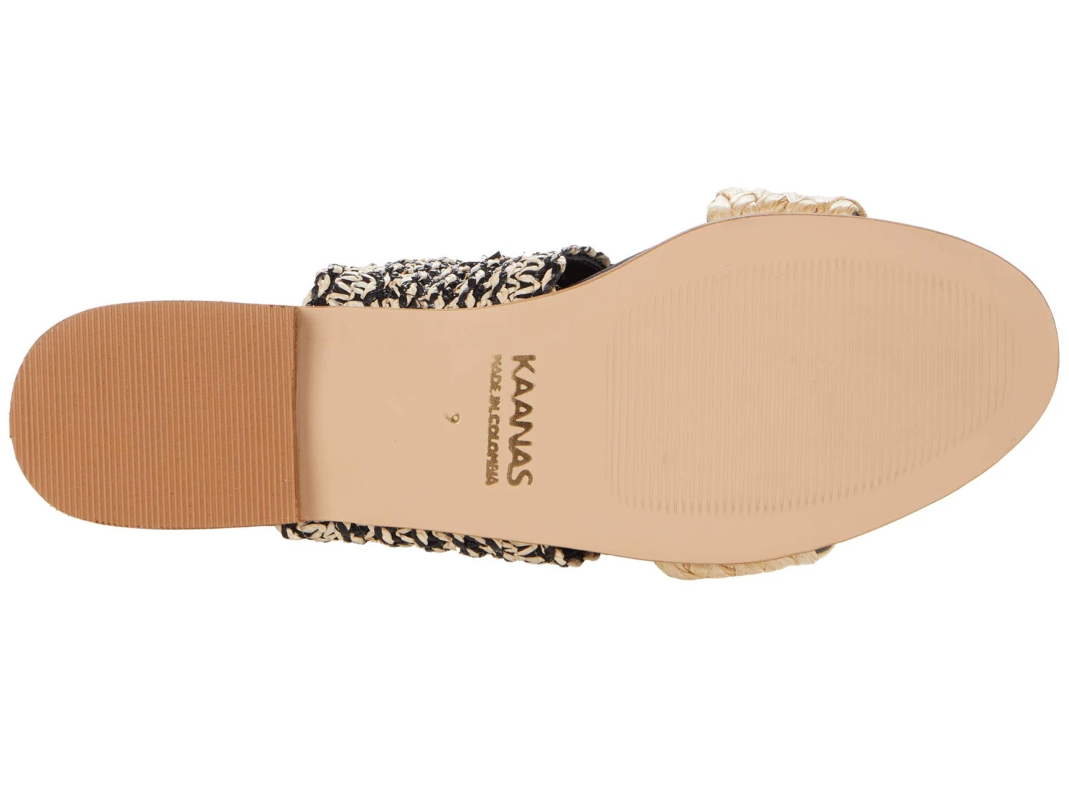 KAANAS Tahiti Slip-On With Multicolored Strap & Raffia B 5 KAANAS Tahiti Slip-On With Multicolored Strap & Raffia B - Image 3