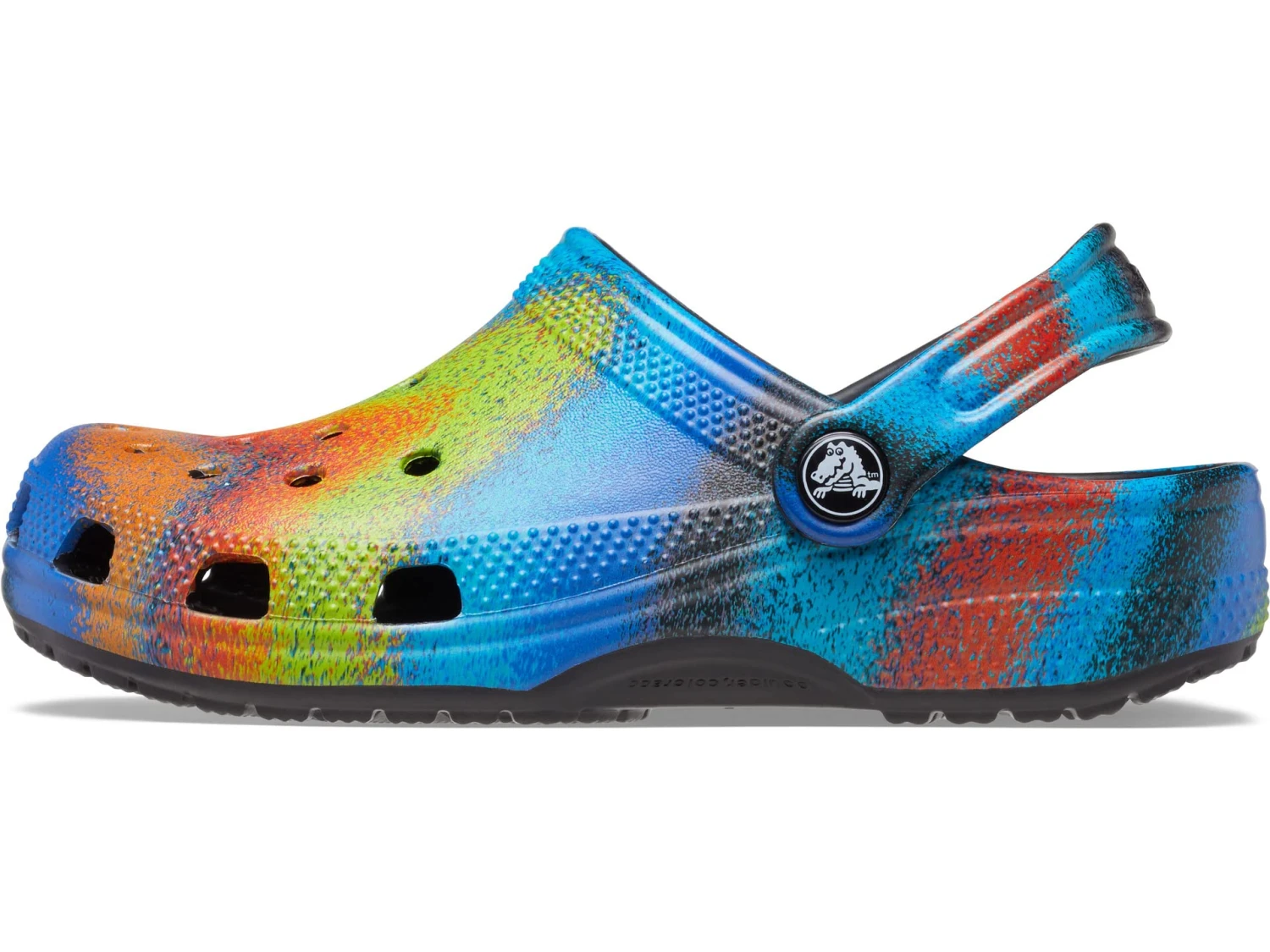 Crocs Kids Classic Tie-Dye Graphic Clog (Little Kid/Big Kid) 6 Crocs Kids Classic Tie-Dye Graphic Clog (Little Kid/Big Kid) - Image 4