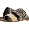KAANAS Tahiti Slip-On With Multicolored Strap & Raffia B -StridePro Shop 71y2BXzLxNL