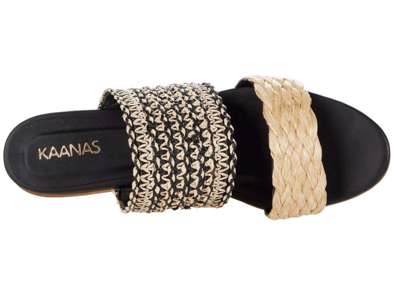 KAANAS Tahiti Slip-On With Multicolored Strap & Raffia B 4 KAANAS Tahiti Slip-On With Multicolored Strap & Raffia B - Image 2