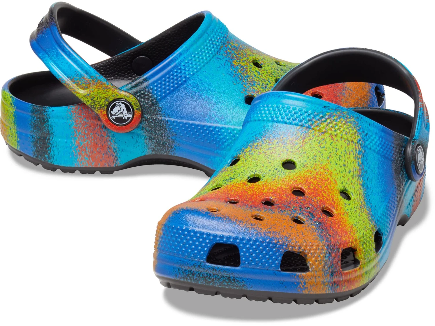 Crocs Kids Classic Tie-Dye Graphic Clog (Little Kid/Big Kid) 3 Crocs Kids Classic Tie-Dye Graphic Clog (Little Kid/Big Kid)