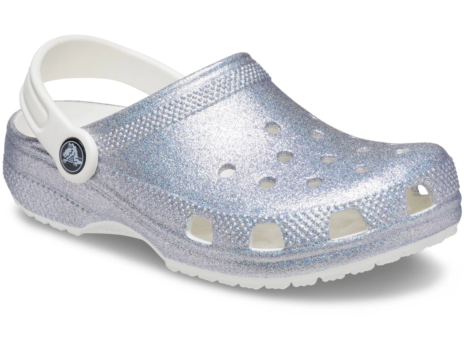 Crocs Kids Classic Glitter Clog (Little Kid/Big Kid) 9 Crocs Kids Classic Glitter Clog (Little Kid/Big Kid) - Image 7