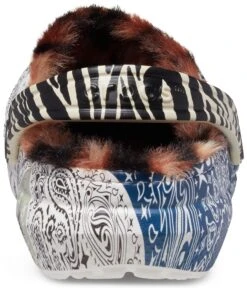 Crocs Kids Zappos Print Lab: "Gone Wild" Classic Lined Clog (Little Kid/Big Kid) -StridePro Shop 81ZVP4f4SRL